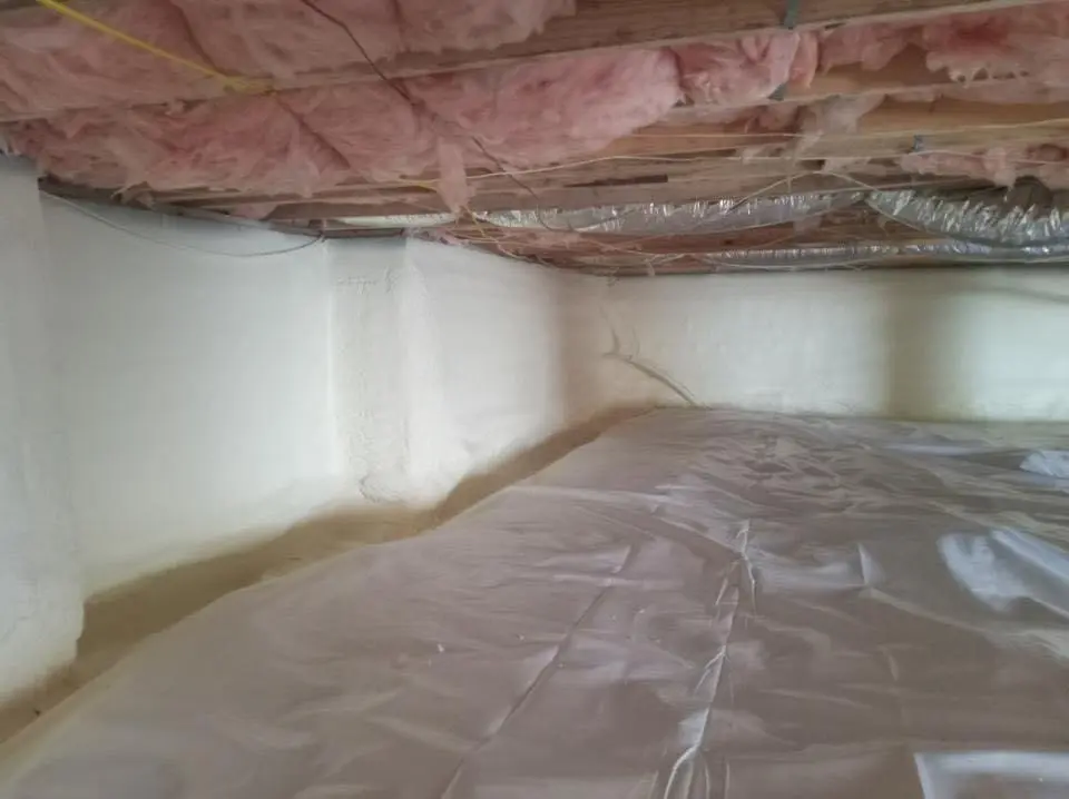 Crawl space encapsulation with closed-cell spray foam for Spray Foam Roofing in Alta Sierra